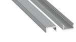 Profile LUMINES type atom silver anodized 6,17 m